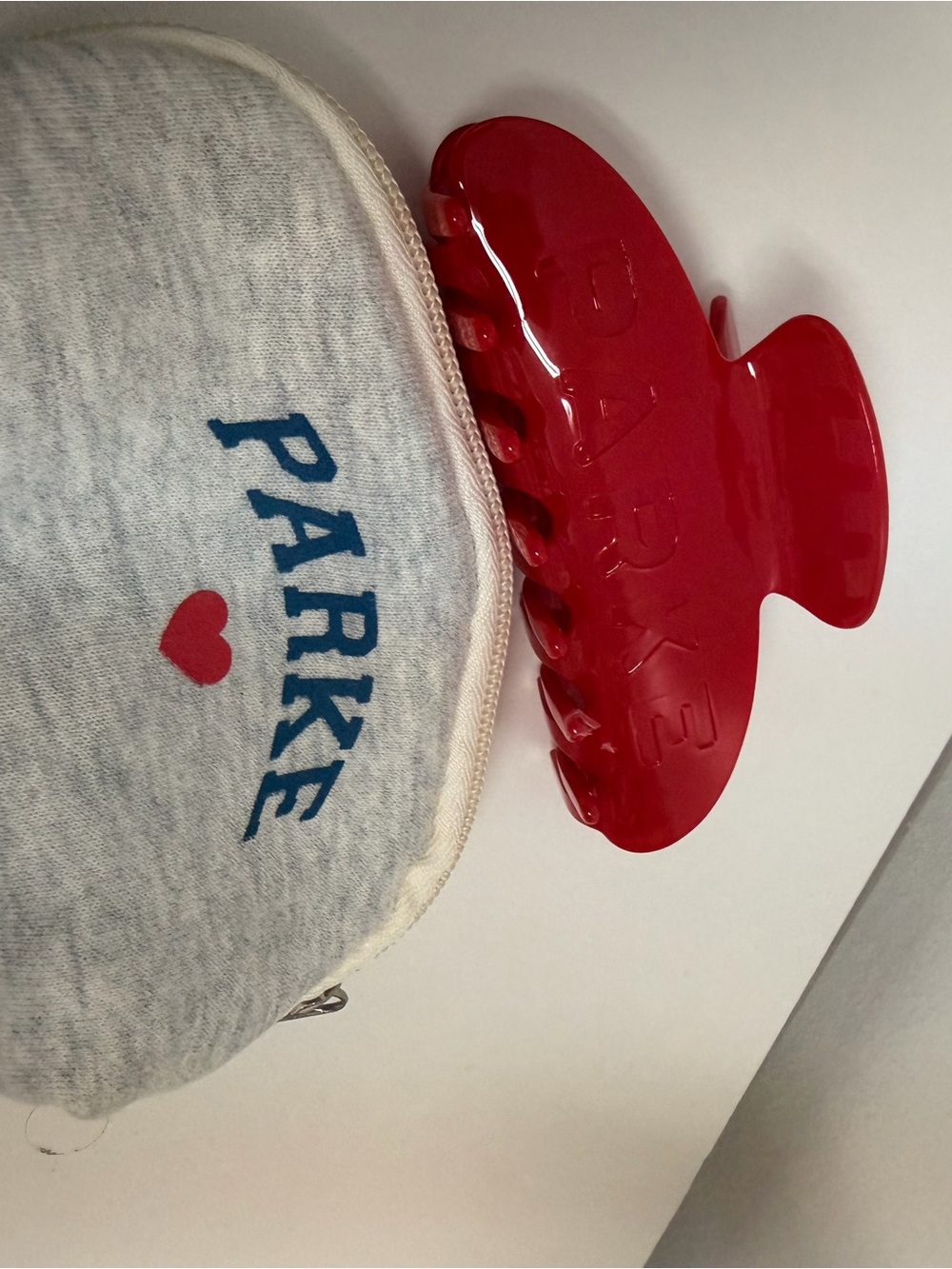 Parke Girls Red Glossy Hair Claw Clip